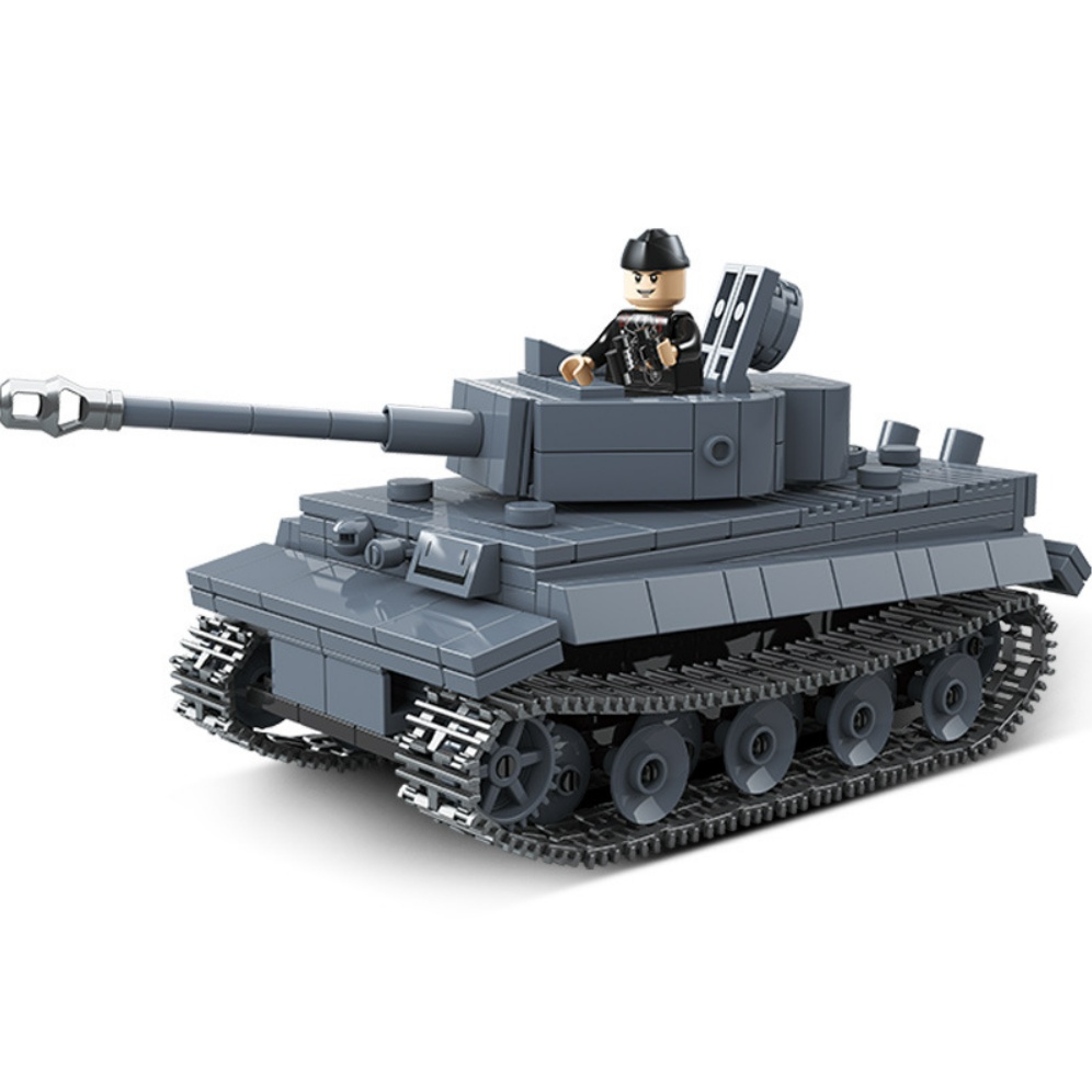 Bộ 503 Mô Hình Xe Tăng MOC WW2 Tiger I Sd.Kfz.181 Đồ Chơi Giáo Dục Cho Trẻ