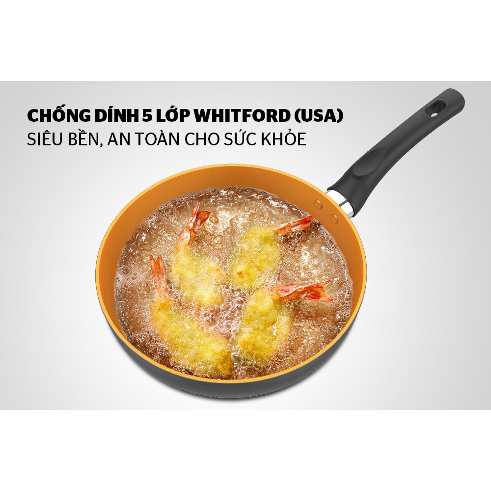 Chảo chống dính đáy từ Sunhouse Mama SHG1126MCB/ SHG1128MCB