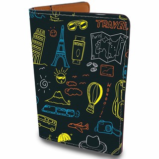 Bao Da Passport Cover Sắc Màu Độc Đáo - Ví Đựng Hộ Chiếu Du Lịch Cover Nghệ thuật Độc đáo - Thiết kế Tinh tế - LT056