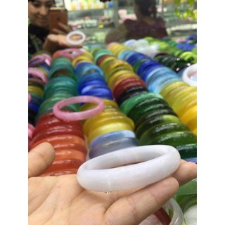 Vòng Tay Đá Mắt Mèo Bản Liền - MSP: 145