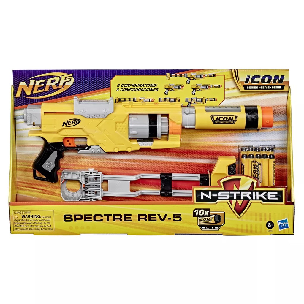 Đồ chơi N-Strike Icon Series Spectre Rev-5 Blaster cò cam USA