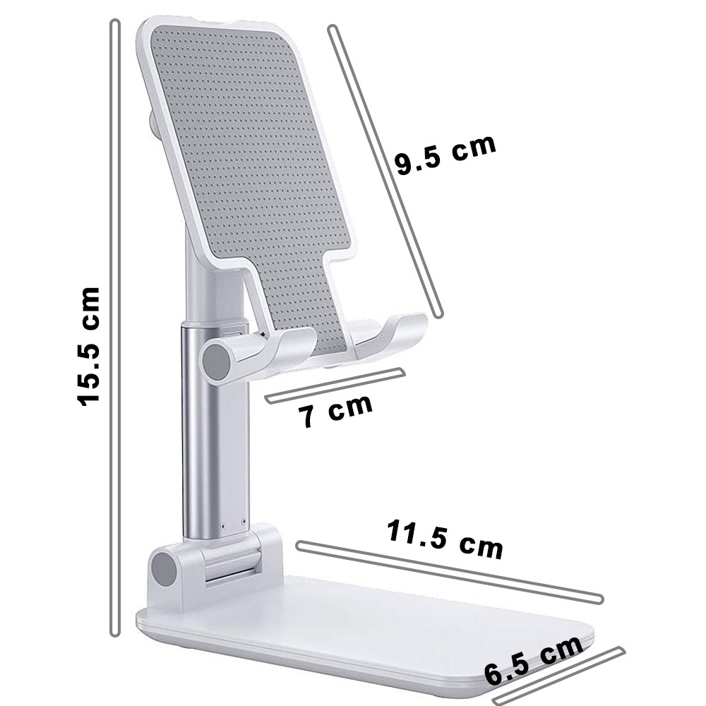 Giá đỡ điện thoại, ipad, máy tính bảng gấp gọn để bàn Folding Stand, kệ đỡ giá để đa năng có thể chỉnh chiều cao và góc