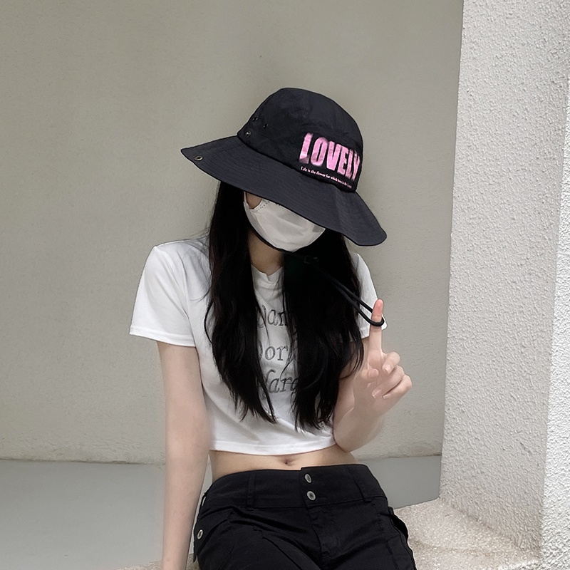 Mũ xô MG Studio khô nhanh thêu hình xinh xắn