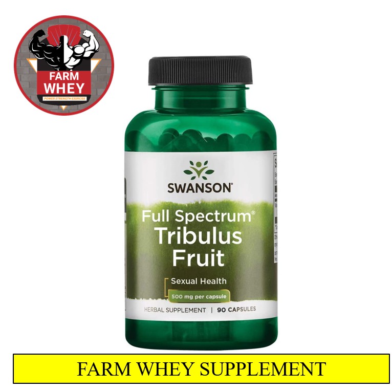 Tăng Sinh Lý | Swanson Full Spectrum Tribulus Fruit 500mg (90 Viên) Hổ Trợ Tăng Sinh Lý Nam và Nữ