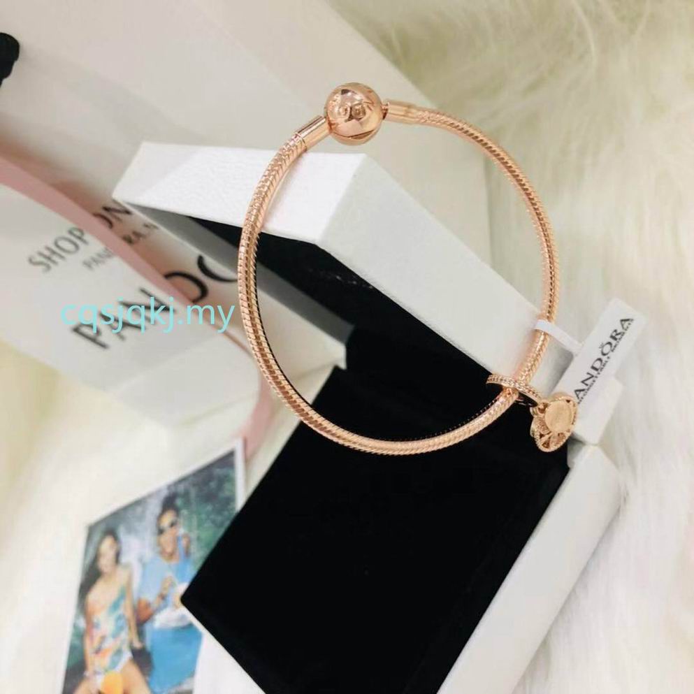 Vòng Tay Chuỗi Hạt Đá Quý Màu Vàng Hồng