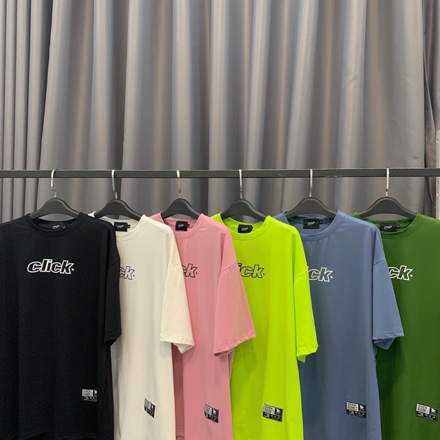 [Mã FAMARAL1 giảm 10K đơn 50K] Áo SS1 Click form rộng tay lỡ Unisex nhiều size nhiều màu (V78)