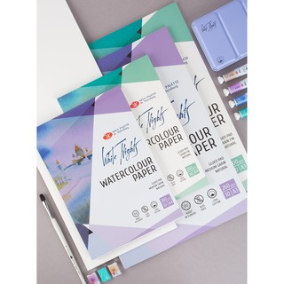 Sổ vẽ màu nước White Night 260gsm A4/A3