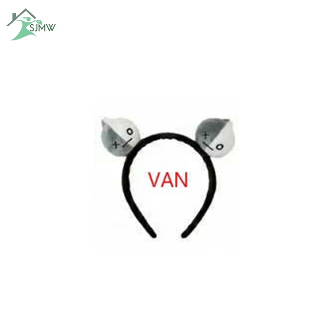 Băng Đô Cài Tóc Hình Hoạt Hình BTS 3D Dễ Thương Cho Bé