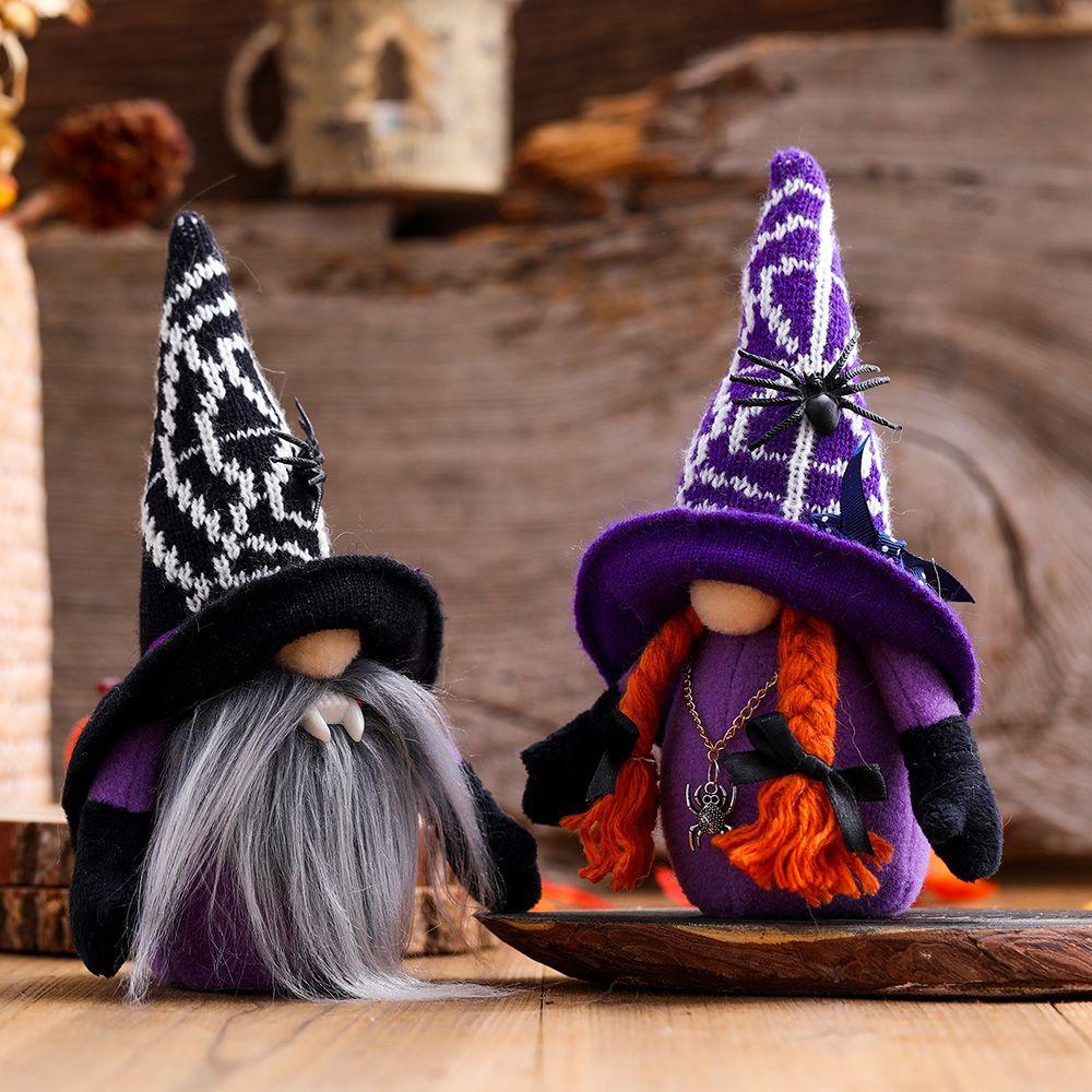 YIYU Đồ trang trí Nhân Vật Tyrler1 Gnome Bằng Vải Dệt Kim Sáng Tạo Trang Trí Nhà Cửa / Halloween