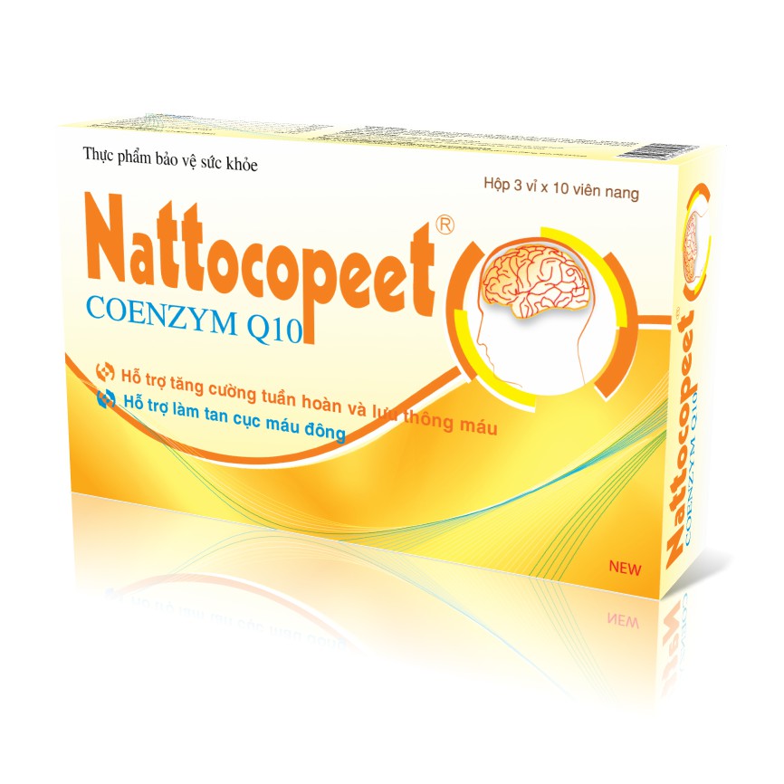 Nattocopeet – viên uống giúp lưu thông máu, giảm đau đầu, hoa mắt, chóng mặt Hàng Chính Hãng Công Ty