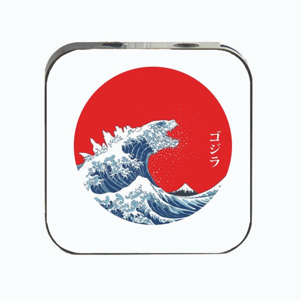 Máy nghe nhạc tranh phong cách Nhật Bản cầm tay mini tặng tai nghe mp3 anime chibi