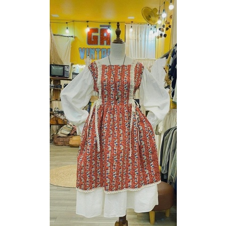 Đầm tiểu thư Gà Vintage