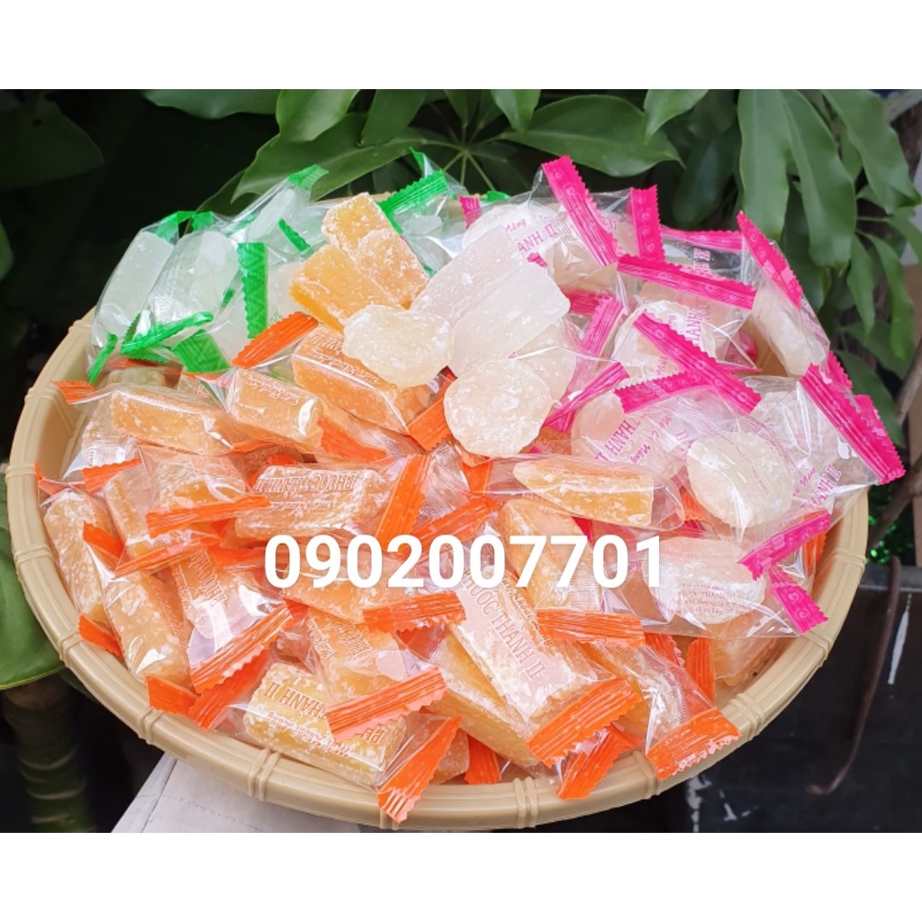 1 Kg Mứt mix Củ Năng + Mứt Bí + Khoai Lang Phước Thành Thơm ngon-bánh mứt tết- đồ ăn vặt-ăn vặt
