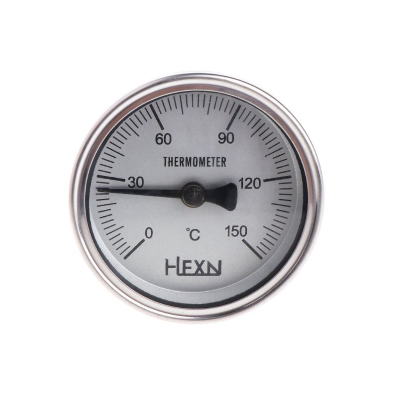 Nhiệt kế kim loại thép không gỉ 1/4PT 100mm 0~50~300 C WSS-303