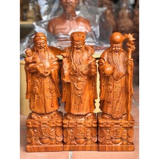 TƯỢNG TAM ĐA GỖ HƯƠNG <HÀNG ĐỤC CNC DO TAY DO CHÍNH NGHỆ NHÂN LÀNG NGHỀ MỘC HÒA PHONG>