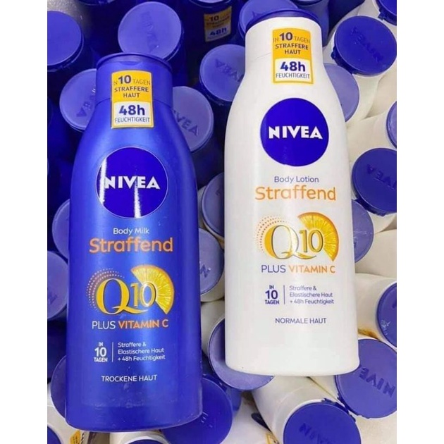 Dưỡng thể Nivea Q10 dưỡng ẩm chống lão hóa và dưỡng trắng da 400ml