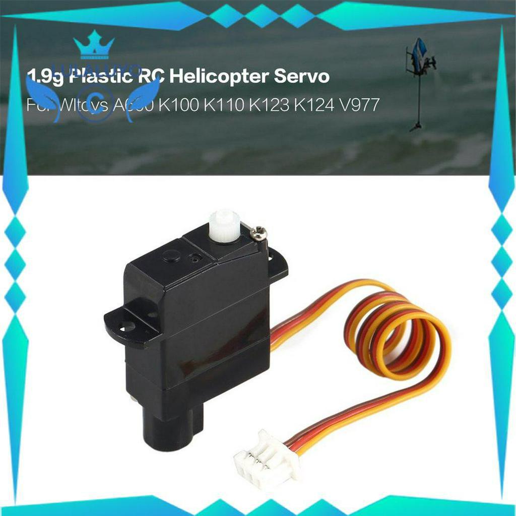 Động cơ Servo Mc 1.9g chuyên dụng cho trực thăng điều khiển từ xa Wltoys A600 K100 K110 K123 K124 V977