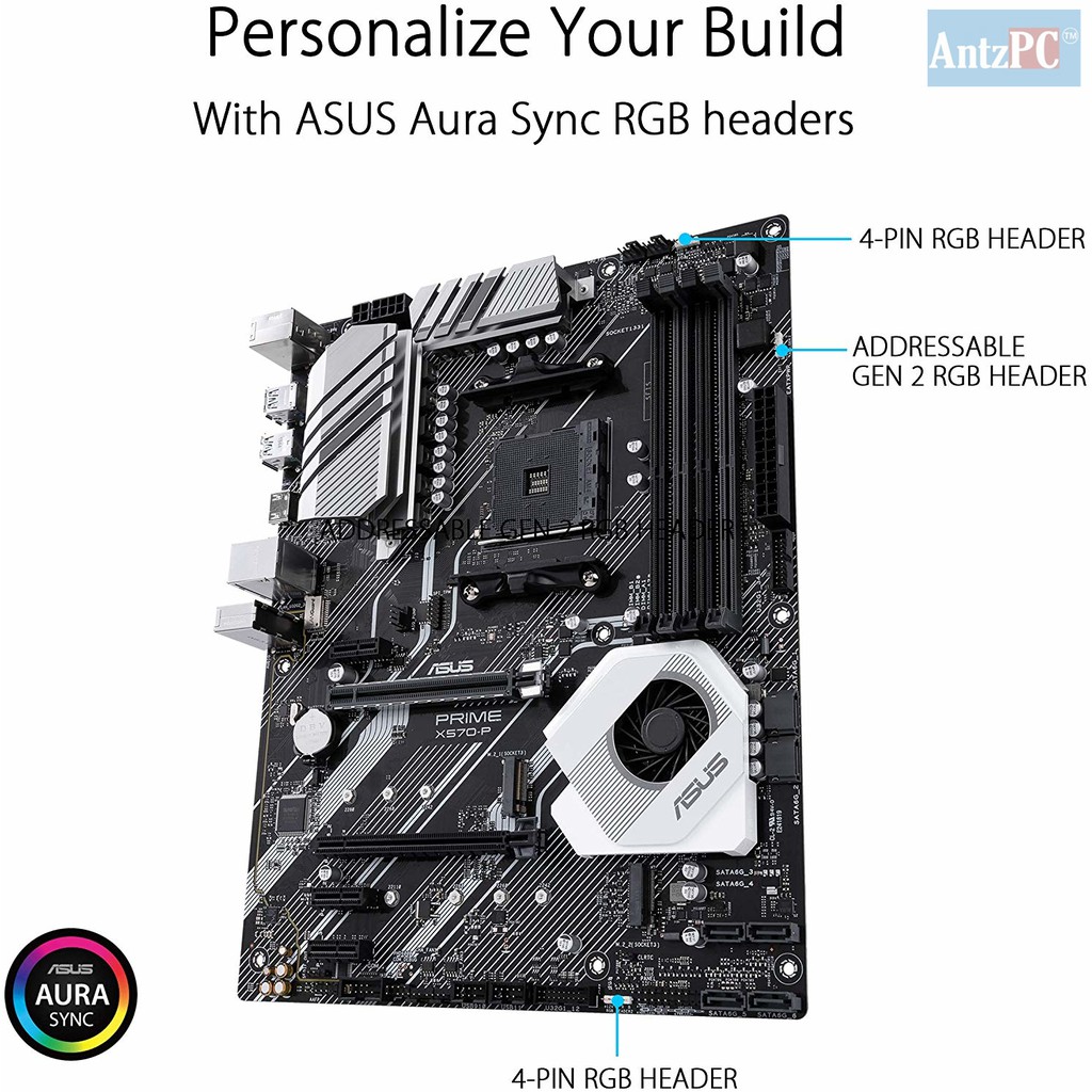 Bo mạch chủ Asus Prime X570-P Ryzen 3 AM4