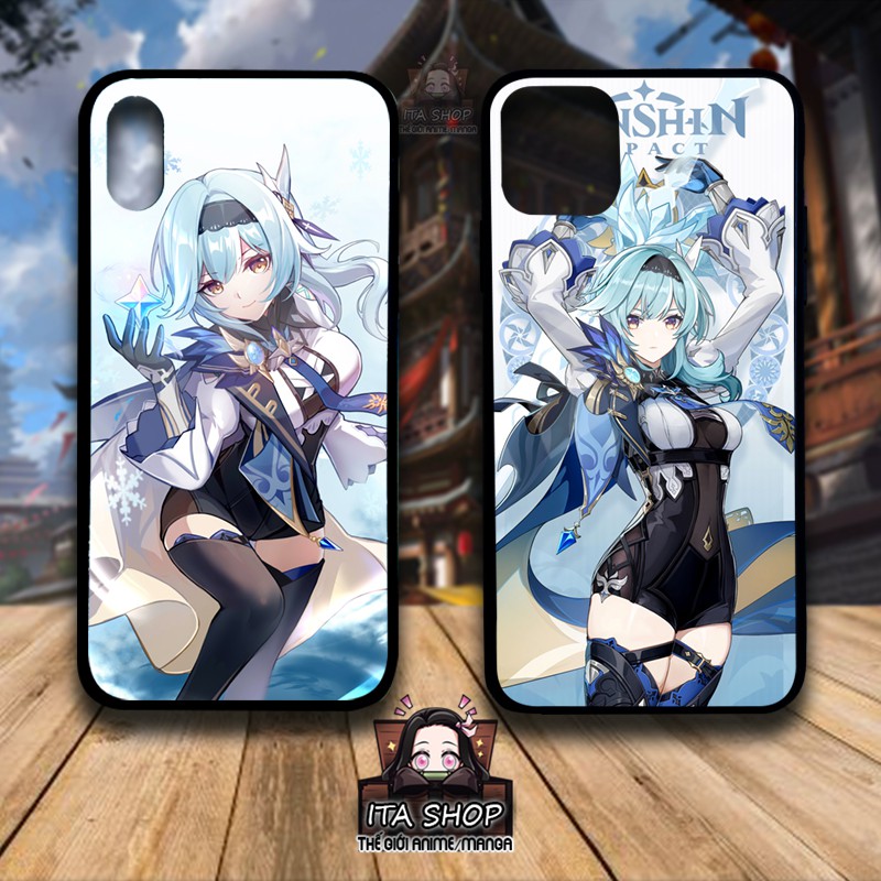 Ốp lưng Genshin Impact - Eula - Ốp Lưng Anime I.phone 5s 6 6s 6s+ 7+8+ X Xs Xr 11 11 pro max 12 12 pro max