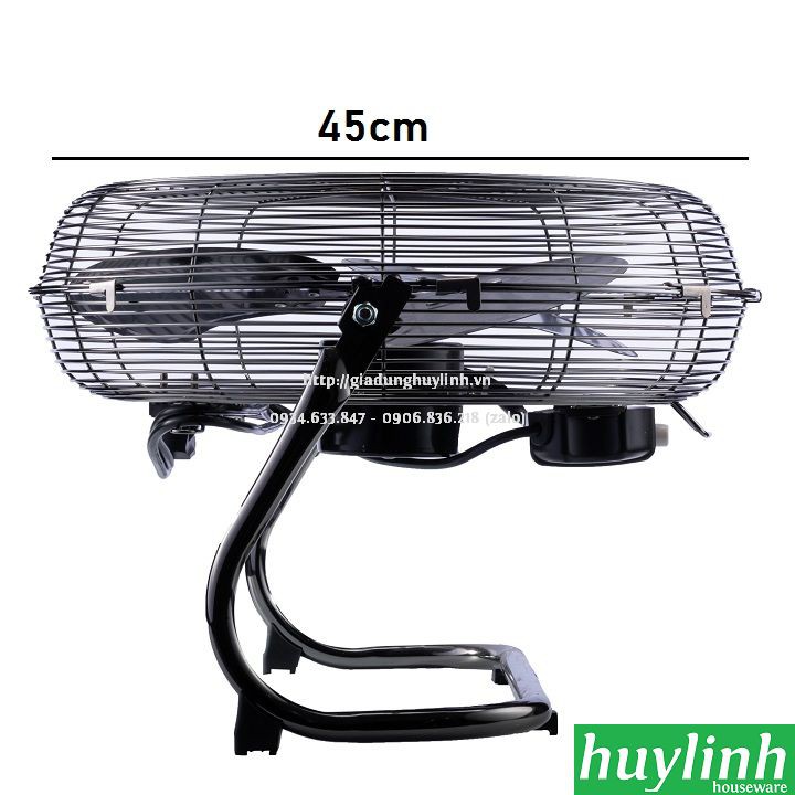 Quạt sàn Tiross TS954 - 130W - Sải cánh 45cm - Cánh kim loại