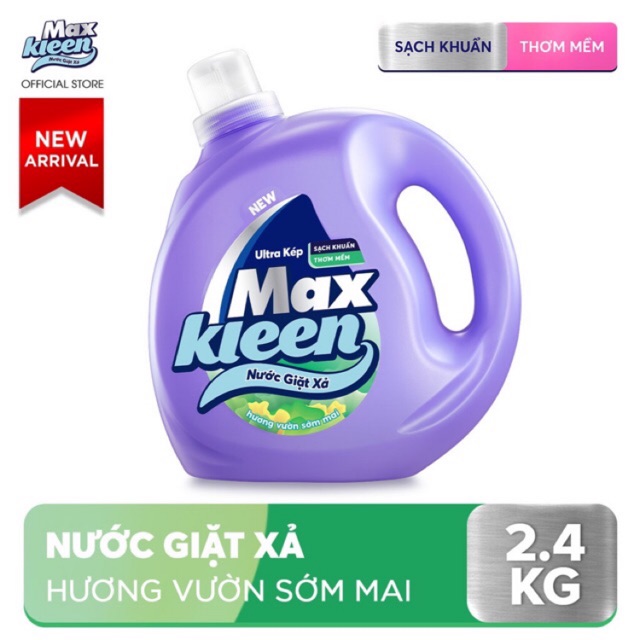Nước Giặt Xả MaxKleen 2.4kg (3 Mùi)