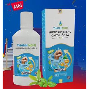 400ml chai Súc miệng cai TL  Thanh Nghị 1 LIỆU TRÌNH TỐI THIỂU 1 CHAI 400ml