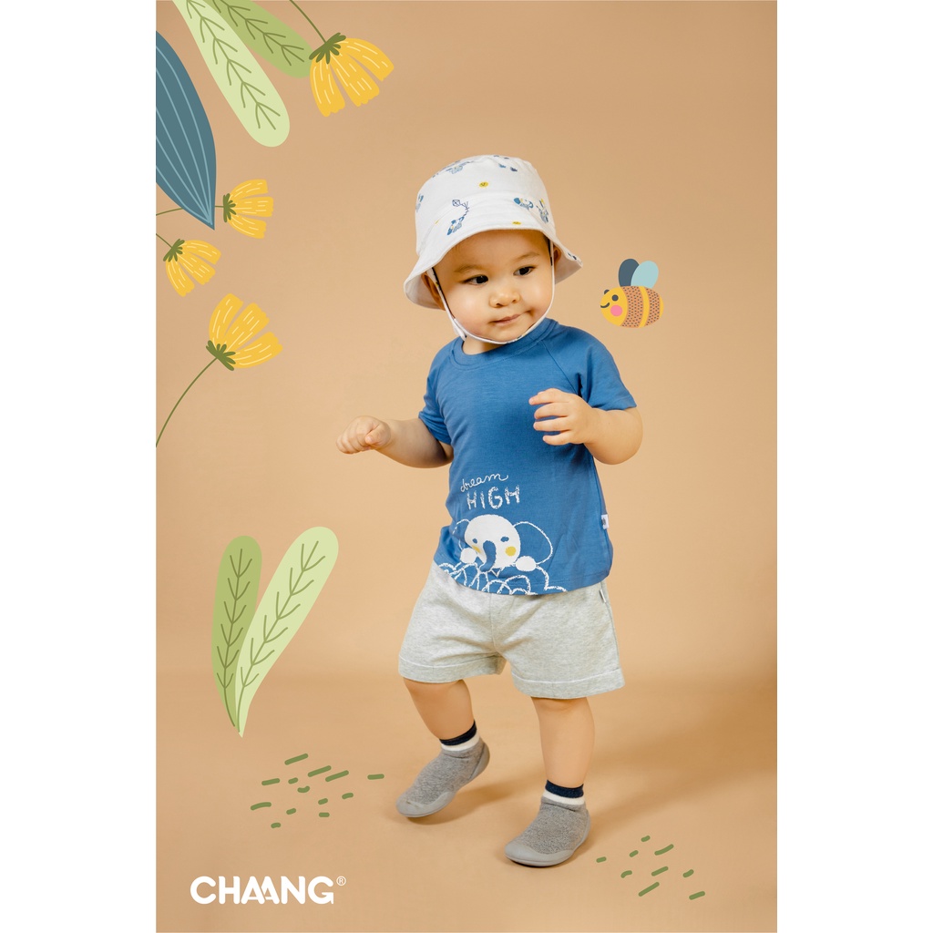 Chaang Áo raglan Summer xanh đậm