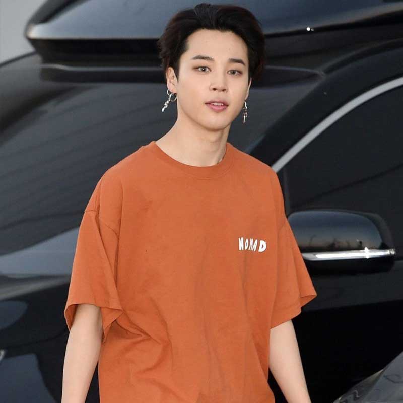 Áo Thun Jimin BTS màu cam