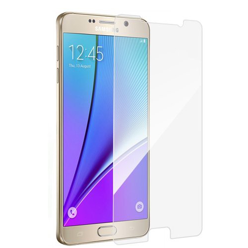 Kính cường lực samsung note 5 trong suốt, tặng giấy lau màn hình