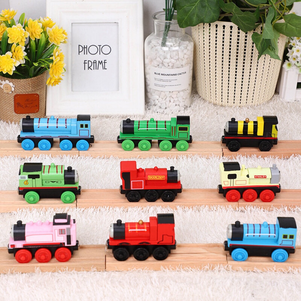 Bộ Đồ Chơi Xe Lửa Thomas and Friends James Petcy Henry Bằng Hợp Kim Nhôm Nam Châm Dễ Thương Cho Bé