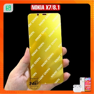 Cường lực dẻo Nano cho Nokia X7 / 7.1 plus / Nokia 8.1 trong suốt Full 98% màn hình