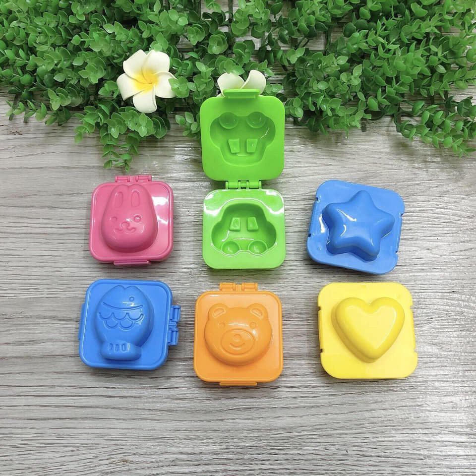 COMBO 6 KHUÔN ÉP CƠM HÌNH THÚ