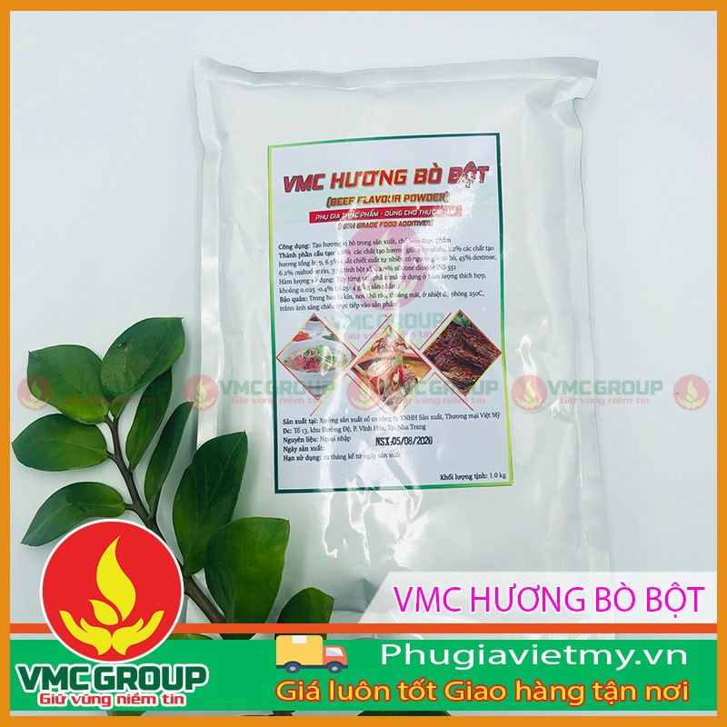 HƯƠNG BÒ VMC - Phụ gia tạo hương vị, mùi vị cho phở bò và các món xào,...