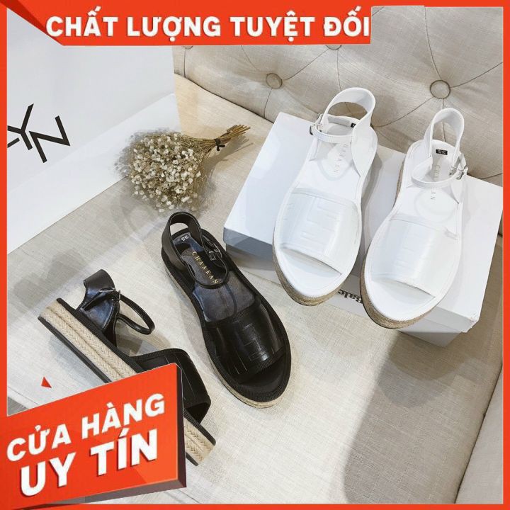 SANDAL da mịn bản to viền cói hàng đẹp, quai ngang FD-3P. Hợp thời trang cho nữ.
