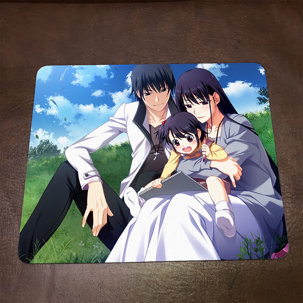 Lót chuột máy tính Anime Grisaia 1 Mousepad cao su êm ái. Nhận in theo yêu cầu