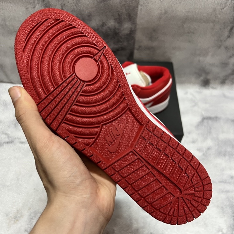 [KELLY SNEAKERS] Giày Thể Thao Sneaker Jordan 1 Low Đỏ Trắng - GymRed Cao Cấp (Ảnh Thật + Hàng Sẵn) | BigBuy360 - bigbuy360.vn