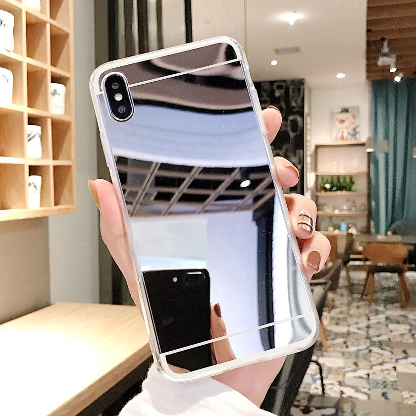 VIVO Y20 Y51 Y55 Y66 Y67 Y31 Y35 Y53 Y37 Y69 Y79 Y75 Y71 Ốp điện thoại tráng gương trang điểm sang trọng dành cho 21