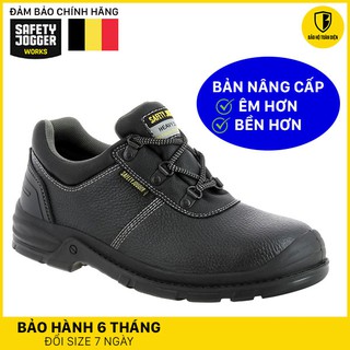 Giày bảo hộ cao cấp Safety Jogger BESTRUN2 [CHÍNH HÃNG] giày bảo hộ da bò chống đinh/ nước/ trượt