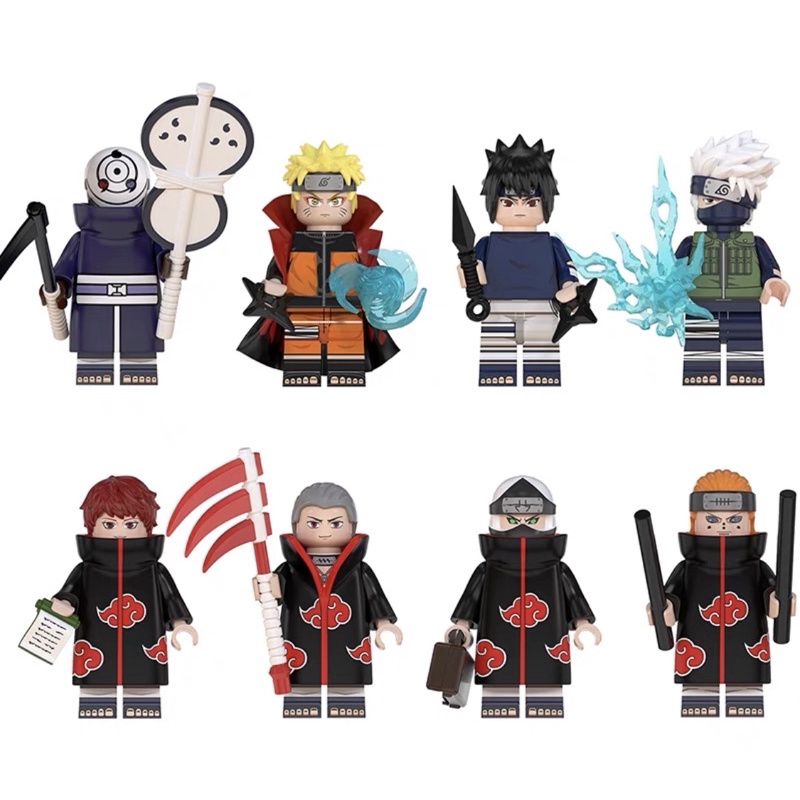 Bộ mô hình Lego Nhân vật Naruto Anime tổng hợp theo Set cực xinh trang trí bàn học góc học tập góc làm việc gaming Ninja