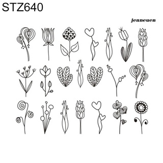 Một Sticker Nhãn dán móng phong cách trắng đen Trang Trí móng tay N.P Nails