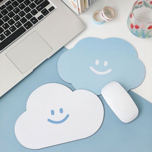 Miếng Lót Chuột Hình Đám Mây Dễ Thương Phong Cách Nhật Bản