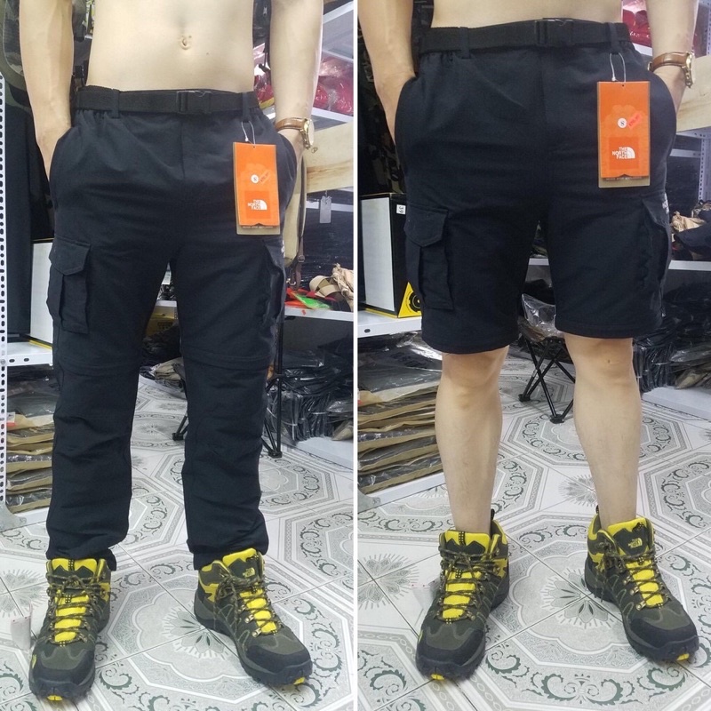 {XẢ KHO 3 NGÀY,bigsize 50-150kg} Quần nối ống mau khô TNF chống nước thích hợp cho leo núi,dã ngoại hoặc đi câu