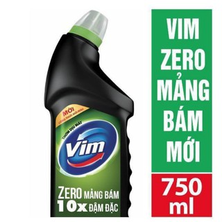 nước tẩy bồn cầu còn vịt vim zero chanh 750 ml