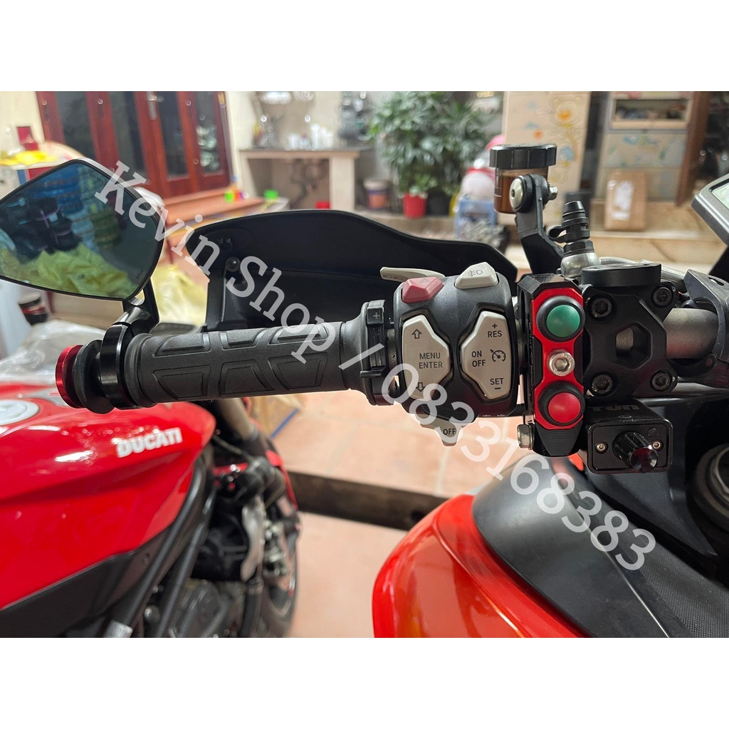 Bao tay sưởi ấm tay nắm sưởi ấm xe máy KS 4 mức độ sưởi ấm / Grip Heater Kit gắn cho mọi xe.