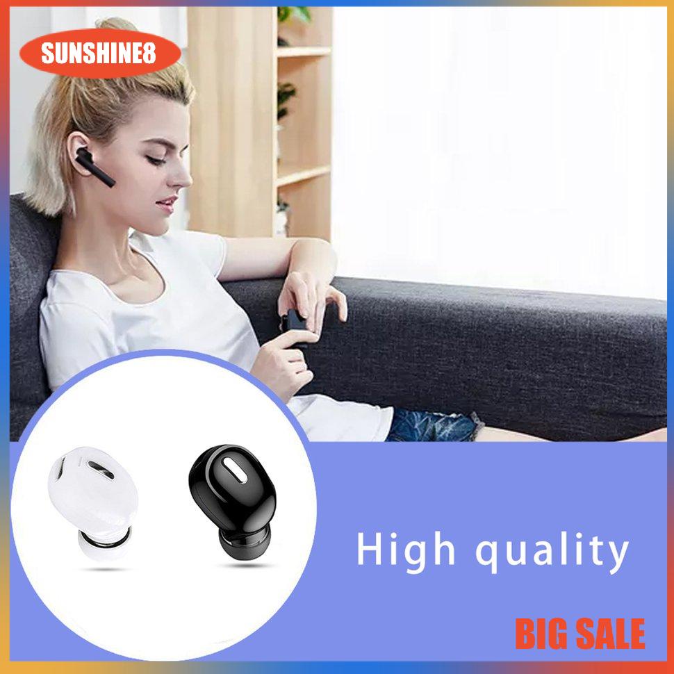 【SUN】Headset In-Ear Wireless 5.0 Earphone HiFi Mic Sports Handsfree Earphones