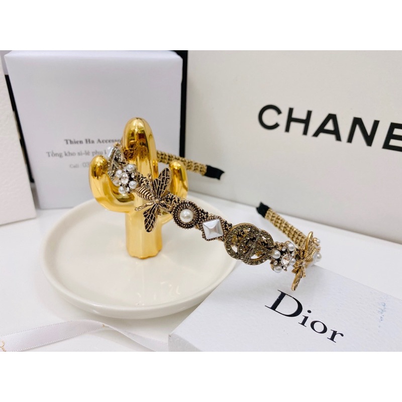 Bờm tóc ong đính đá GUCCI~DIOR cao cấp nữ