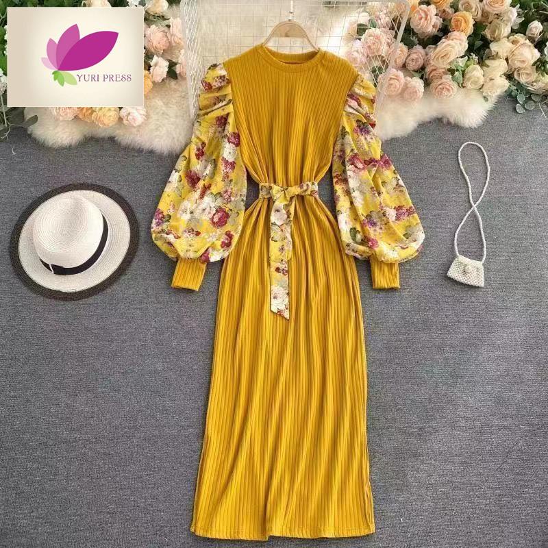 Đầm maxi Dài In Họa Tiết Thời Trang Cho Nữ