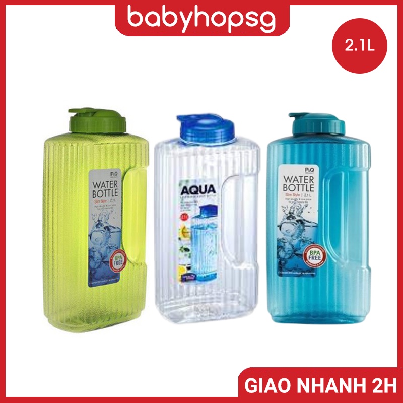 Bình đựng nước Lock&Lock Water Bottle P-00052 HAP736 (2.1L) P-00053 (2L) BPA Free - BABYHOPSG