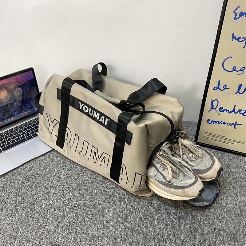 Túi xách du lịch IELGY sức chứa lớn in chữ thời trang cho nữ