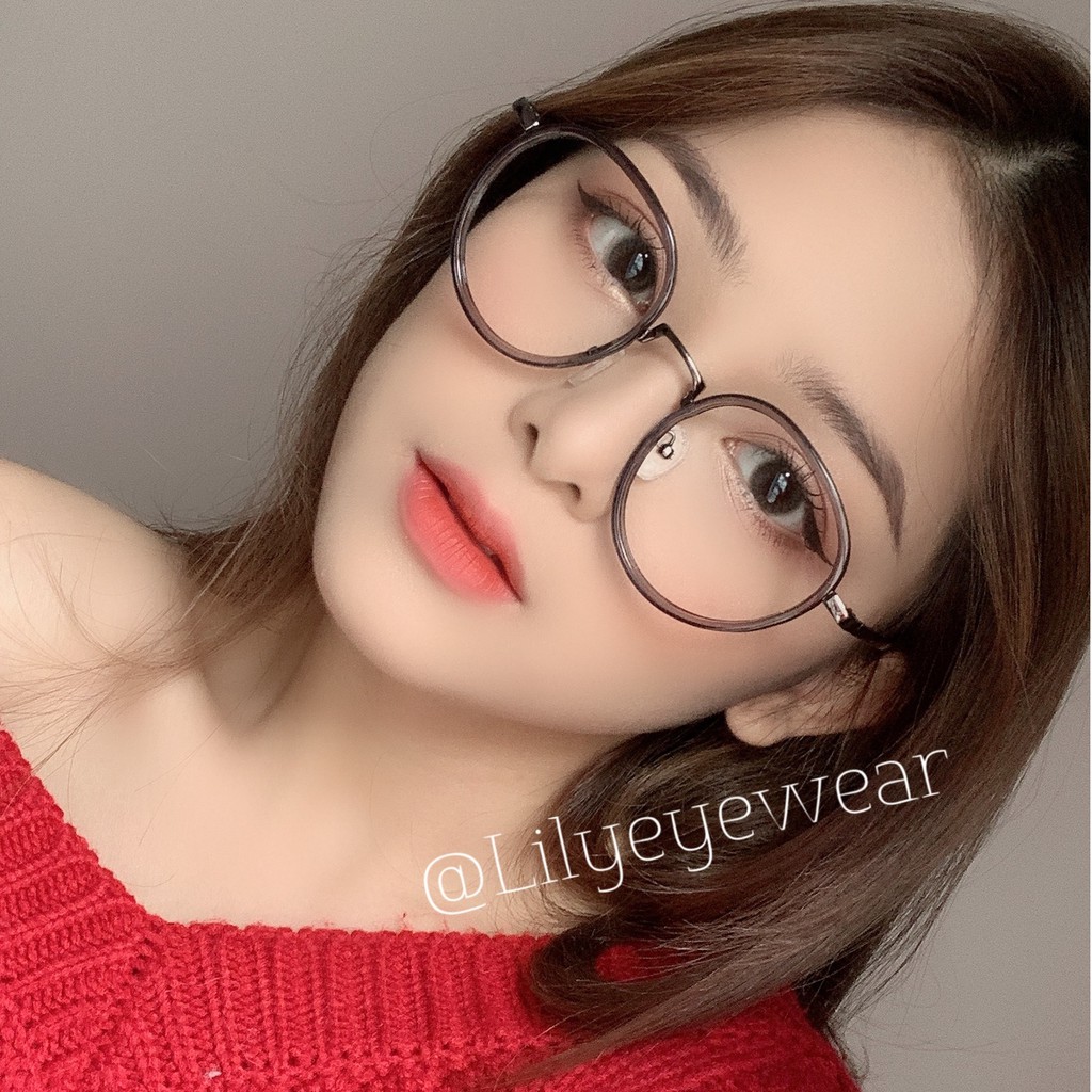Gọng kính cận nam nữ Lilyeyewear kim loại, mắt tròn, nhiều màu - Y9020 | BigBuy360 - bigbuy360.vn